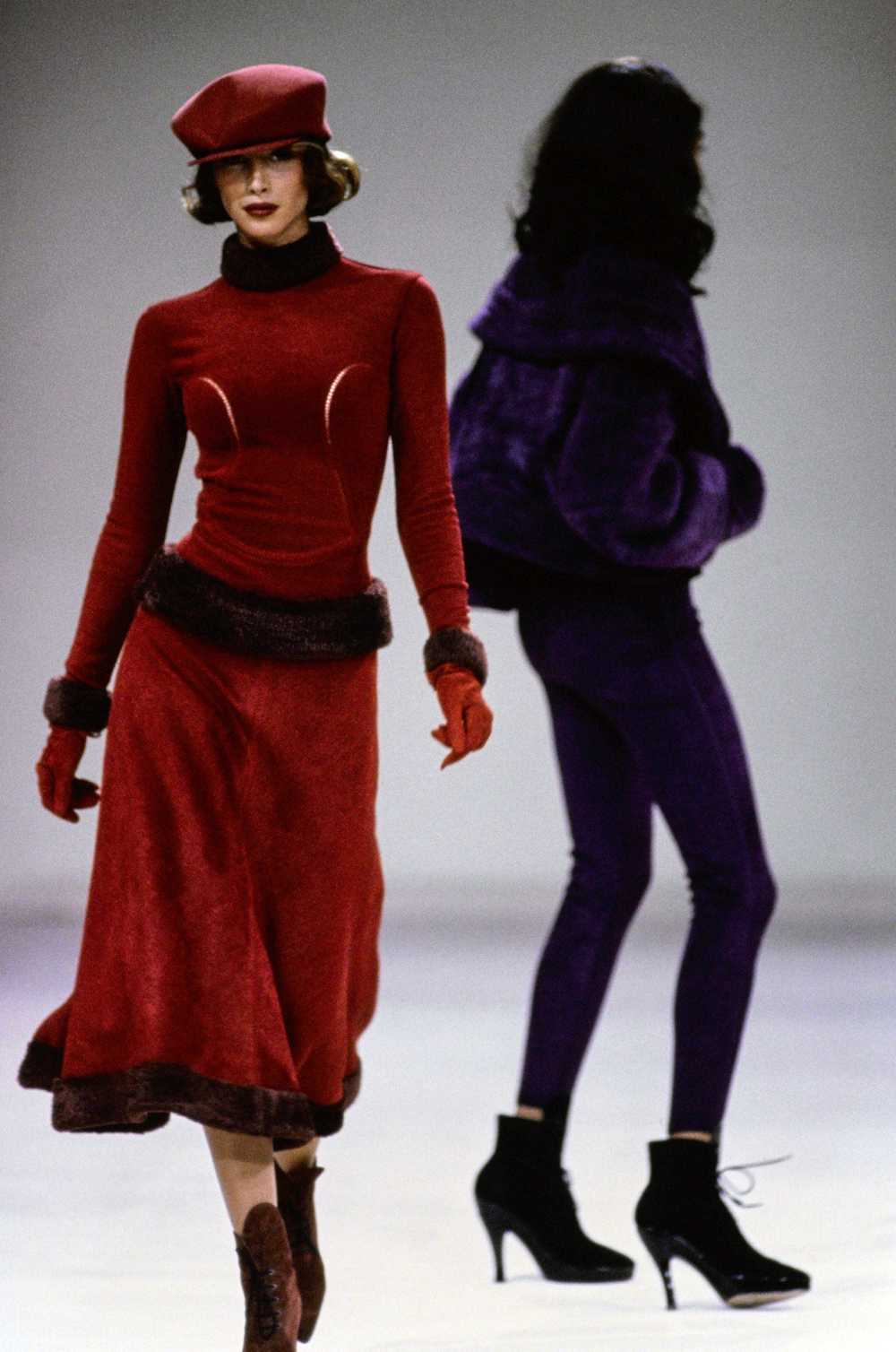 Alaïa F/W 1991 runway body con dress with openwor… - image 9