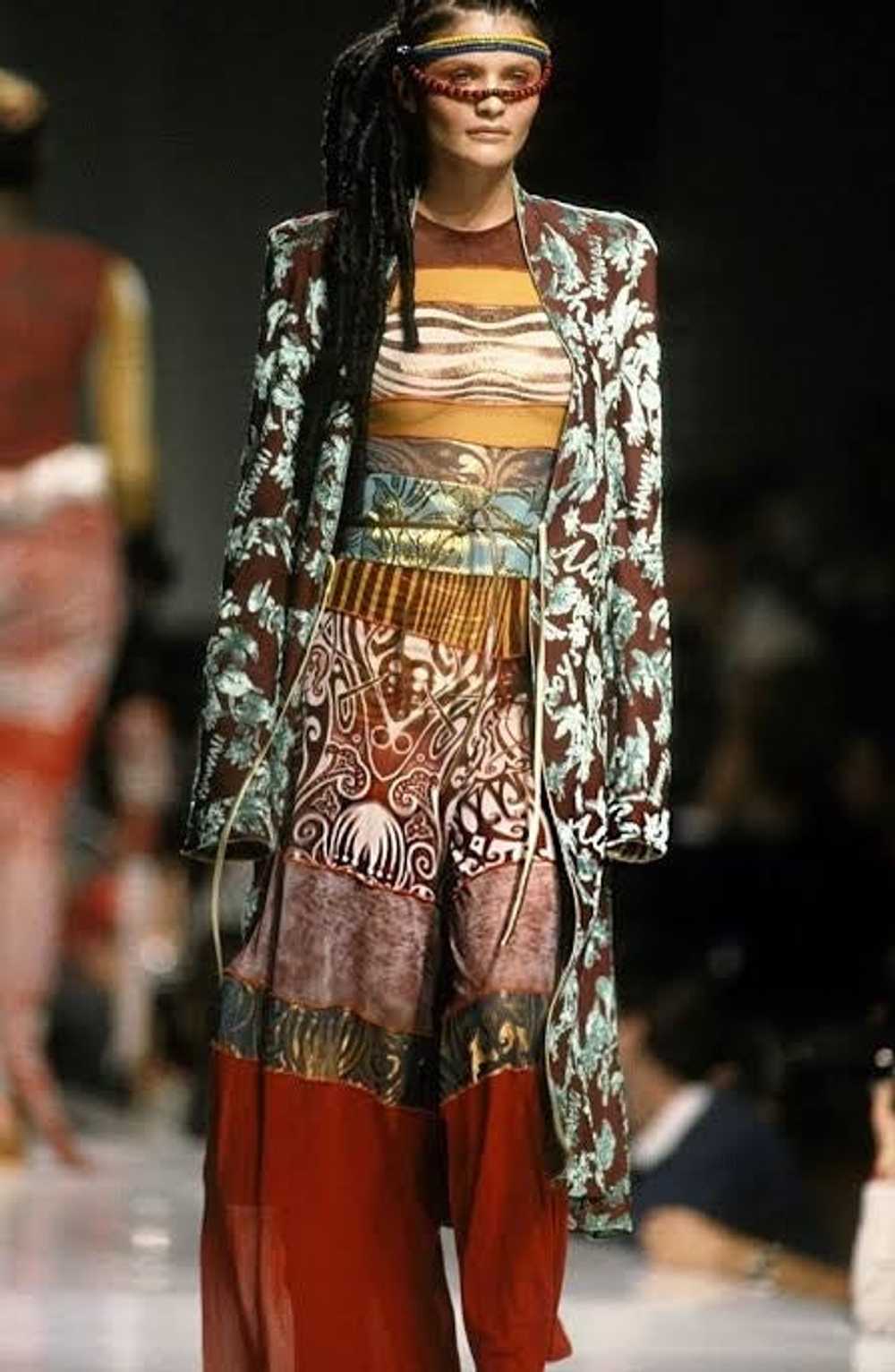 Jean Paul Gaultier S/S 1996 Cyberbaba top & skirt… - image 8