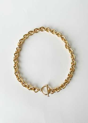 Gold Toggle Chain Necklace
