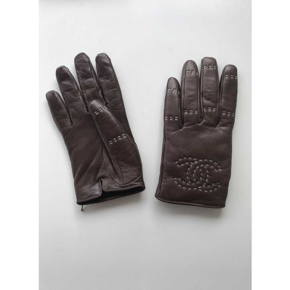 Chanel Leather gloves - image 5