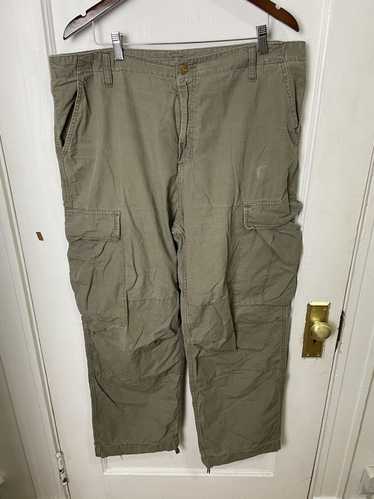 Lululemon Forest Green Cargo Pant Leggings Womens Size 8 Ankle Zipper 7/8  Length