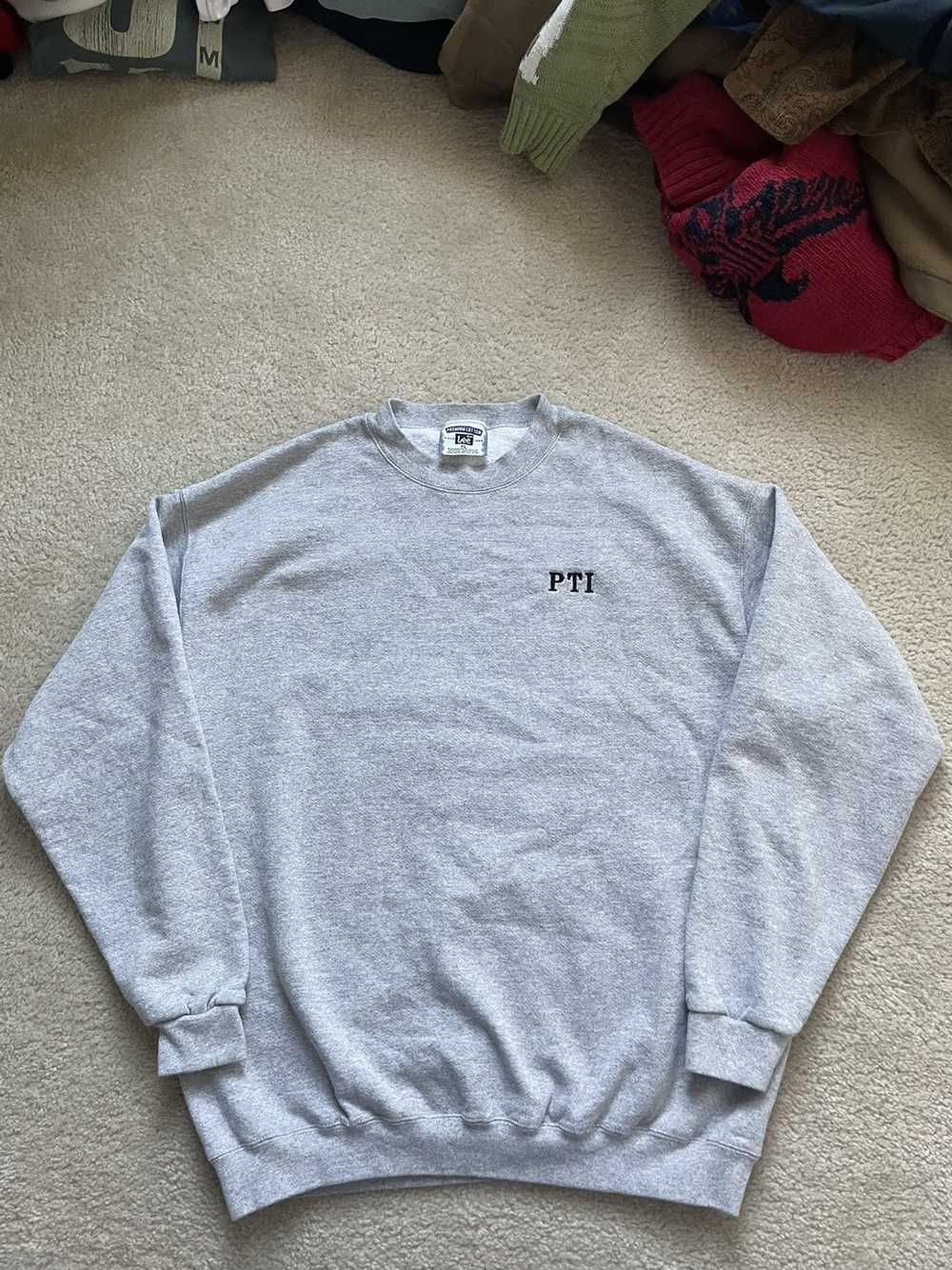 Lee × Vintage Vintage ESPN Grey PTI Crewneck - image 1