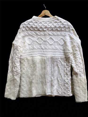 Aran Isles Knitwear × Coloured Cable Knit Sweater… - image 1