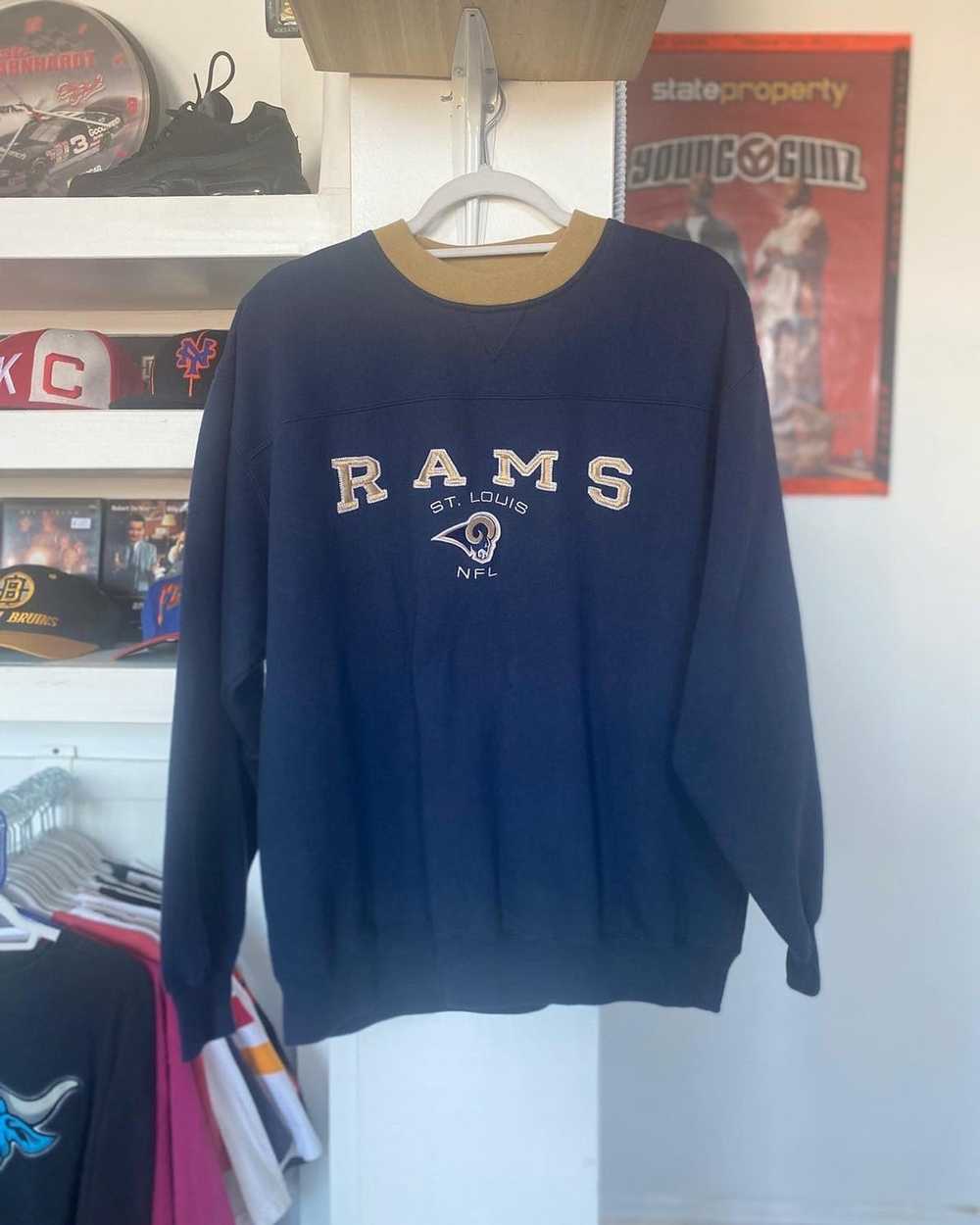 Los Angeles Rams 90's Logo 7 Pullover Jersey  Doctor Funk's Gallery:  Classic Street & Sportswear