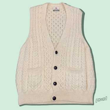 Aran Irish Cable Knit Fisheman Sweater