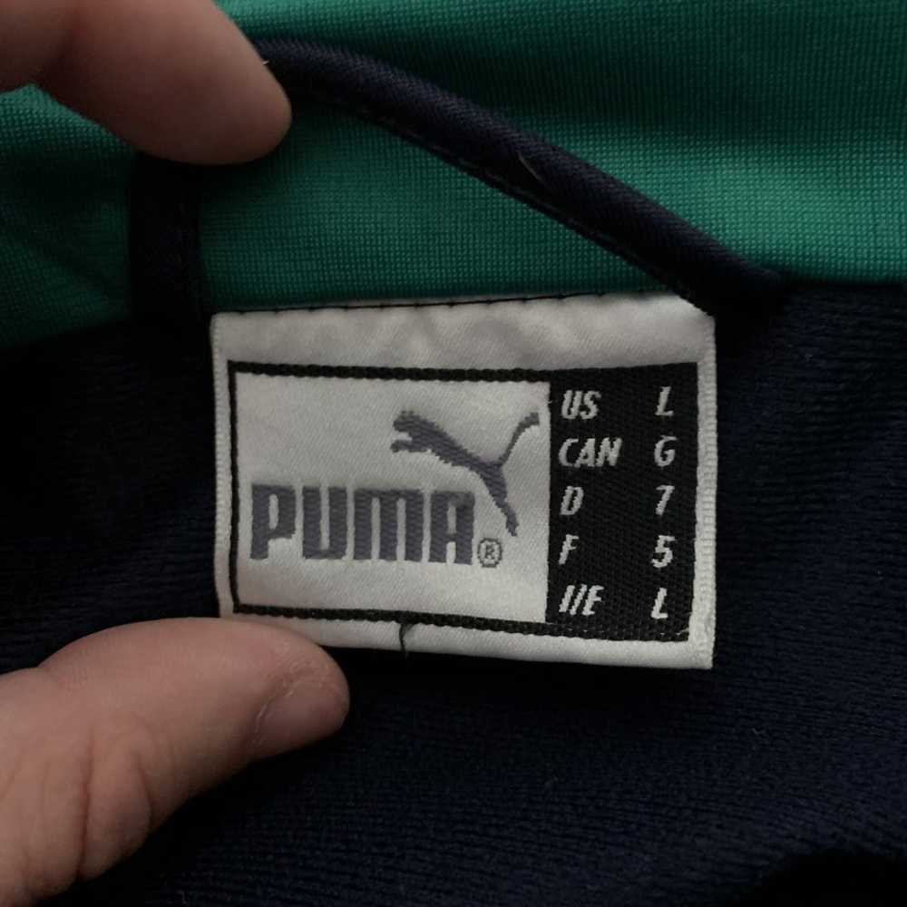 Puma × Sportswear × Vintage Sweatshirt zip mini l… - image 3