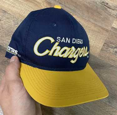 Vintage San Diego Chargers Snapback Hat New Era Made USA OSFA NFL Football California 1990s 90s Wool