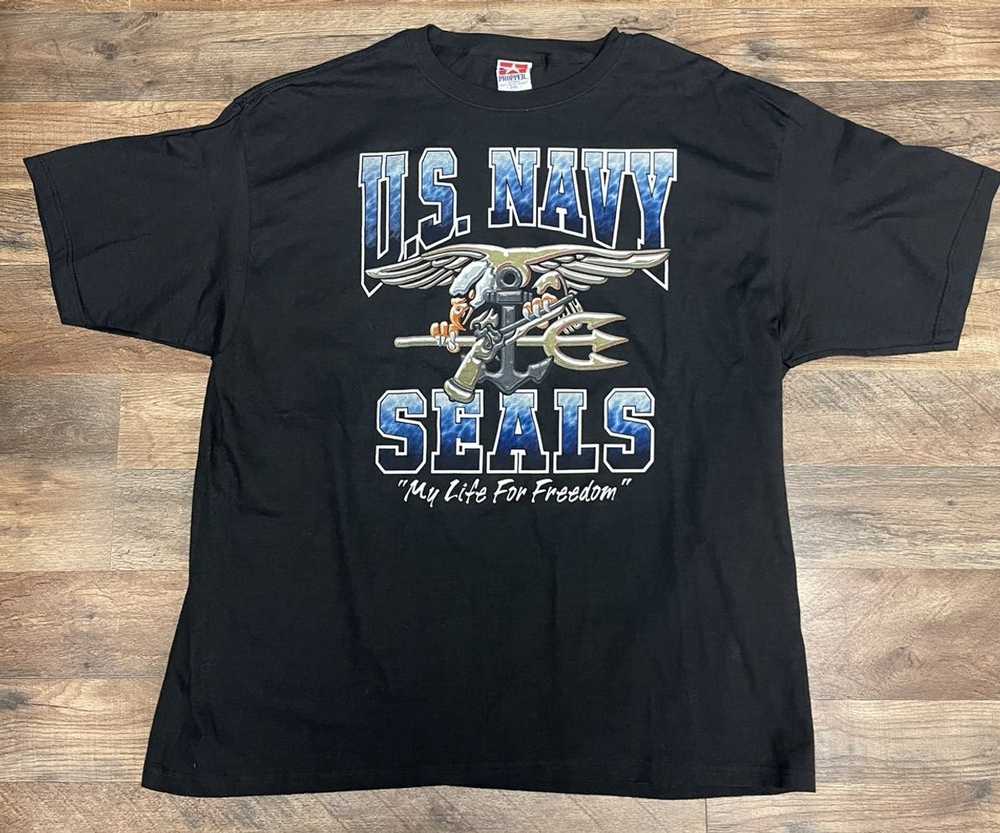 Vintage Vintage US Navy Seals shirt- Size XXL - image 1