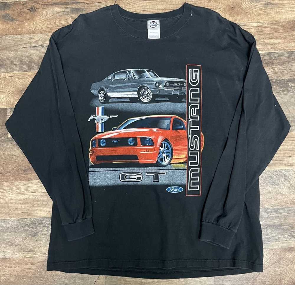 Wild Bobby, Ford Motor Company Mustang Trio Detroit Original Authentic, Cars and Trucks, Men Graphic T-Shirt, Light Blue, X-Large, Men's, Size: XL