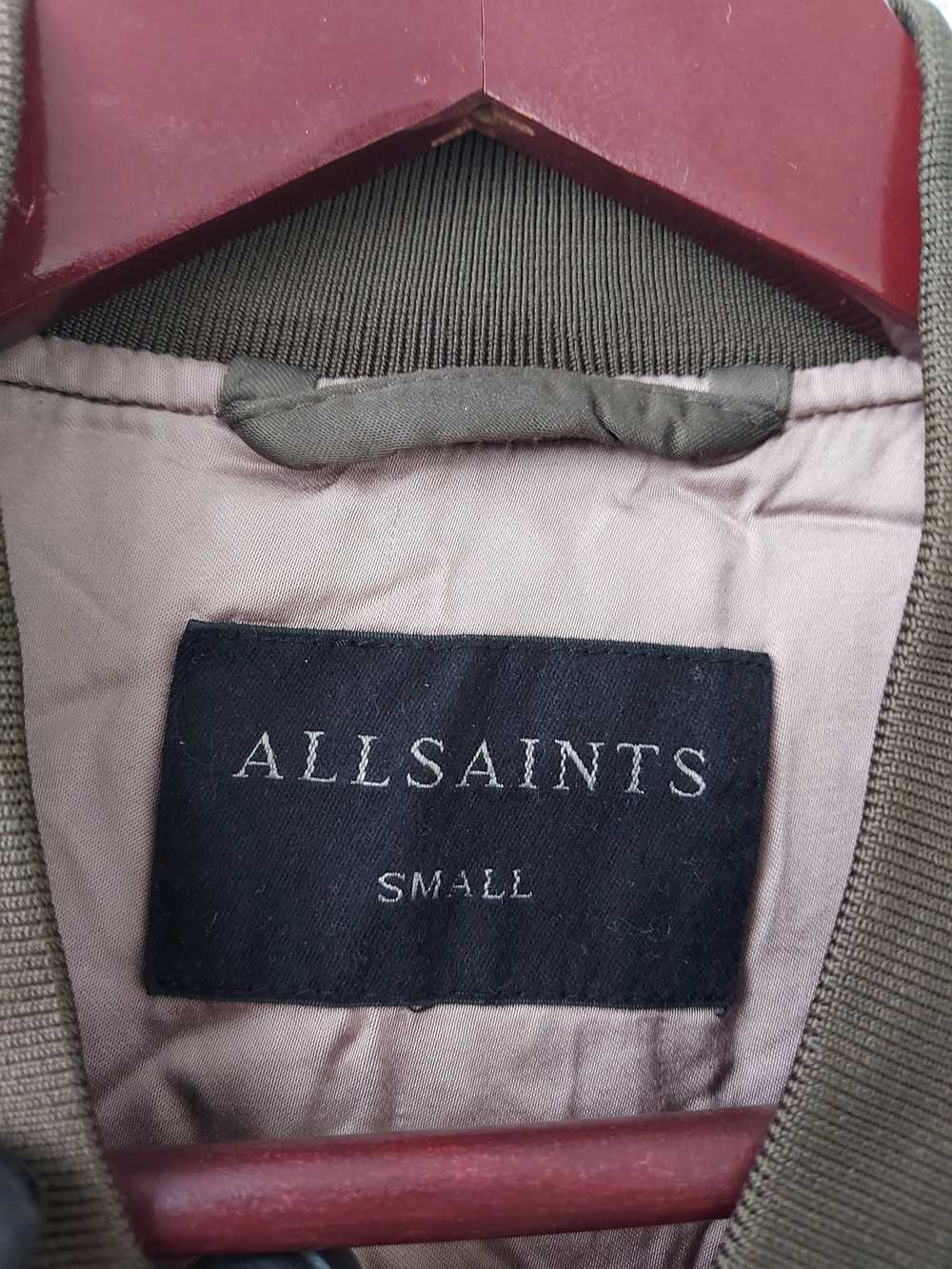 Allsaints × Vintage VINTAGE ALLSAINTS BOMBER FLOW… - image 3