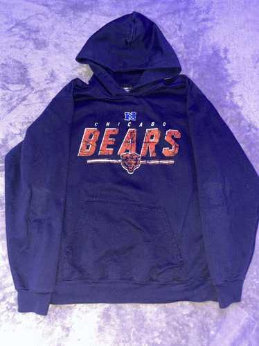 Chicago Bears 2008 Reebok NFL Hoodie - XL Blue Cotton Blend