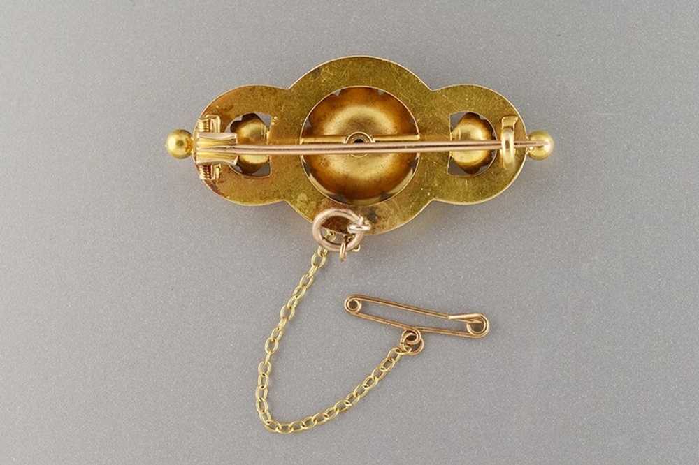 Circle Etruscan Revival Brooch - image 2