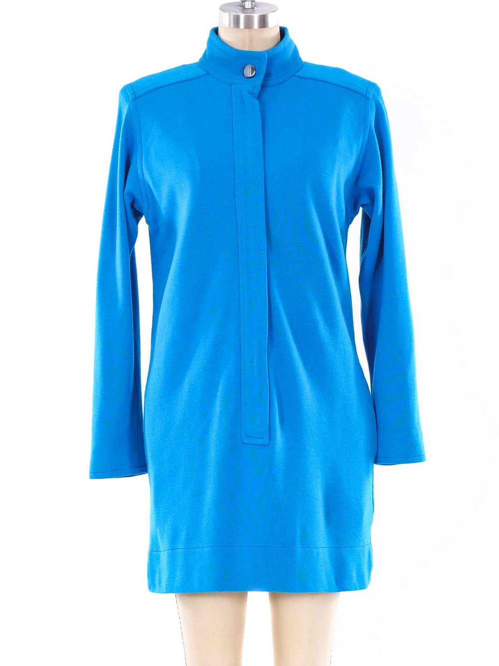 Yves Saint Laurent Turquoise Tunic Dress - image 1