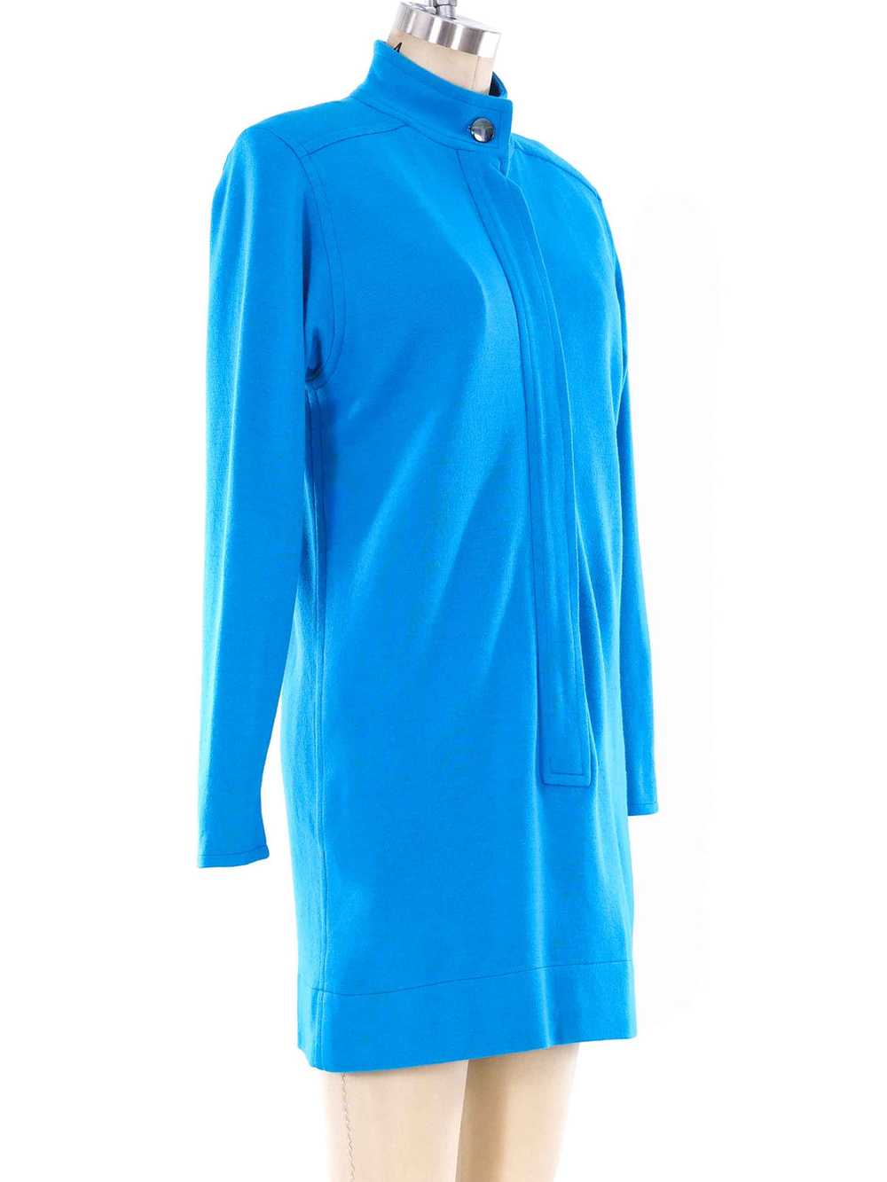 Yves Saint Laurent Turquoise Tunic Dress - image 3