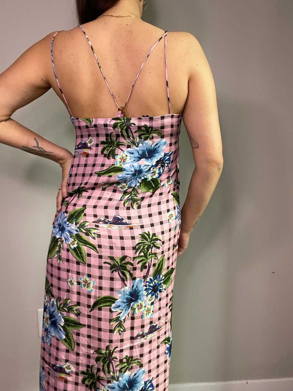 NEW Zara tropical midi dress, Size M - image 7
