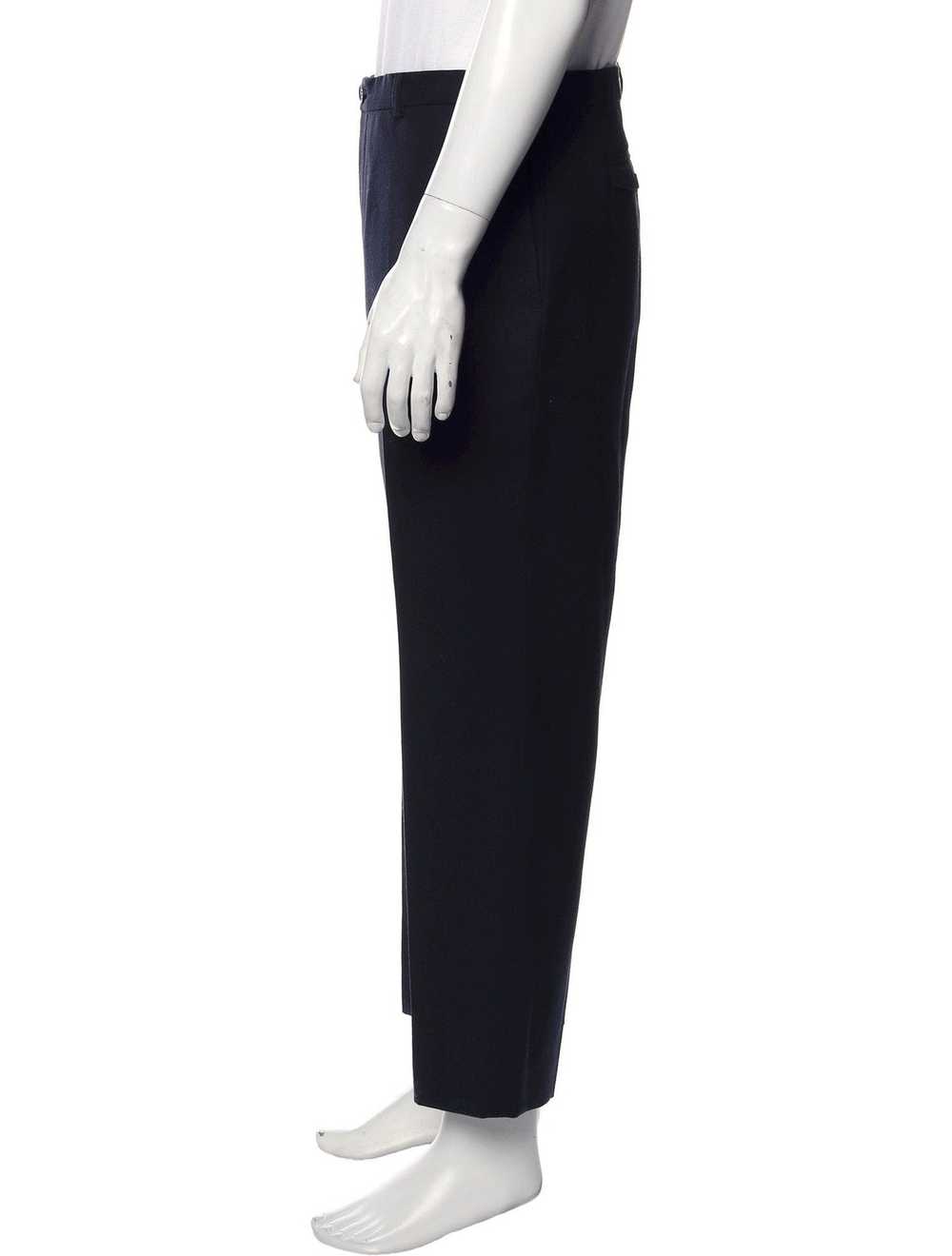 Burberry Prorsum Navy Wool Slim Trousers - image 2
