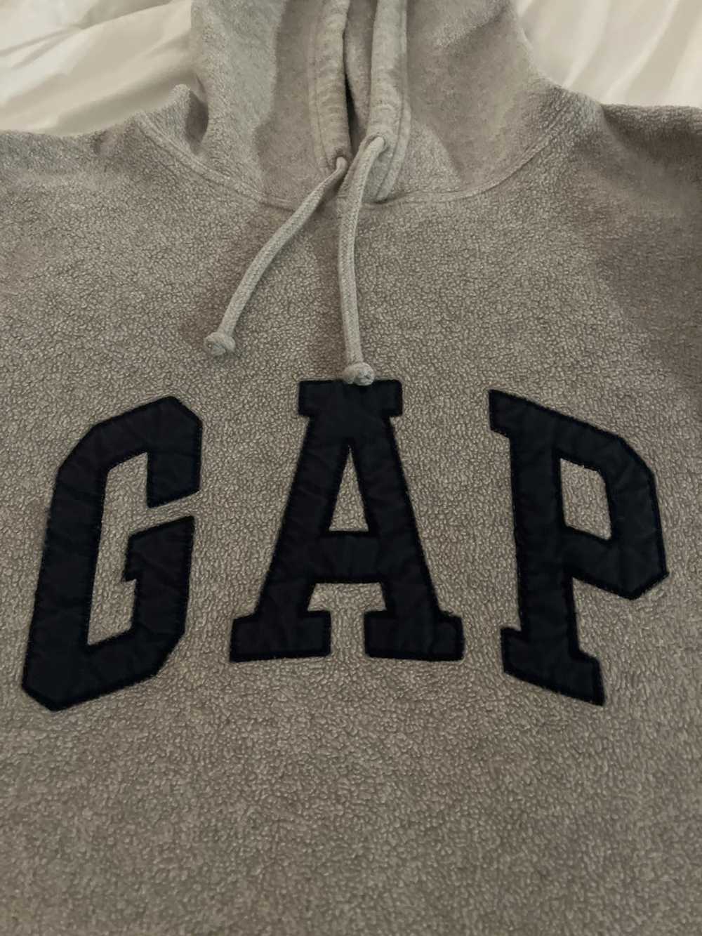 Gap Gap hoodie center text logo - image 2