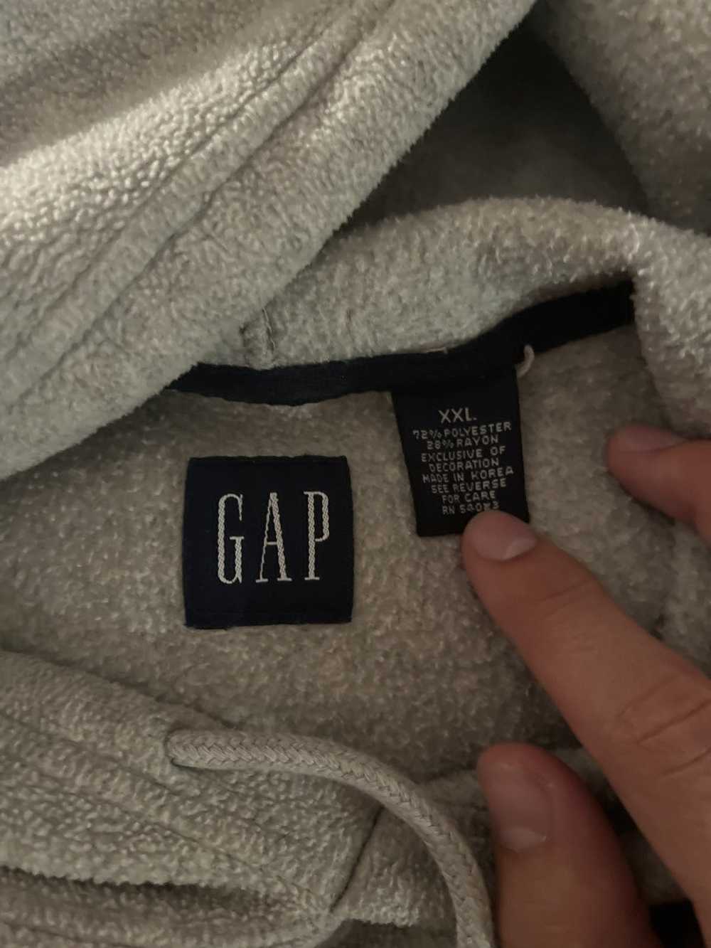 Gap Gap hoodie center text logo - image 5