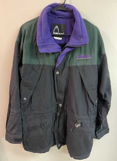 Vintage Vintage Head Ski Jacket Purple/Green/Black