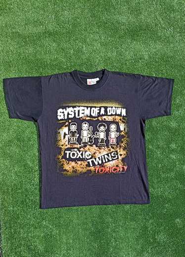 System of a down toxic twins 2001 vintage tshirt