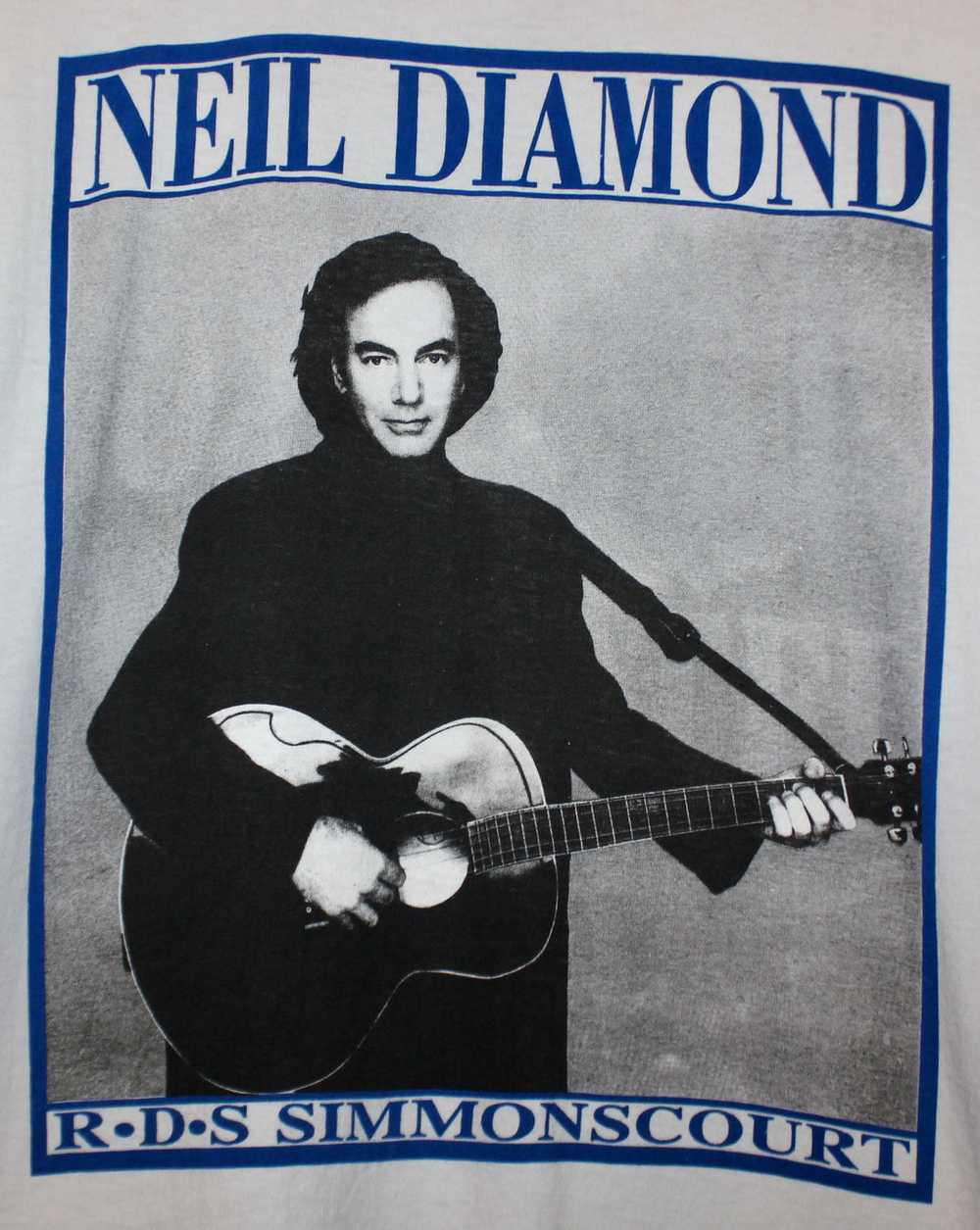 1989 Neil Diamond Tour T-Shirt: L - image 5