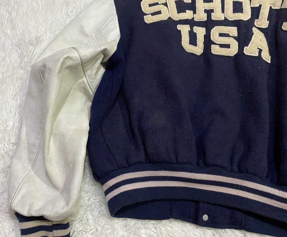 Schott × Varsity Jacket × Vintage Vtg Schott USA … - image 9