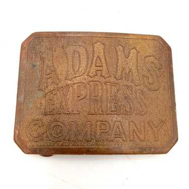 Other Adams Express Company Belt Buckle Vintage Tr