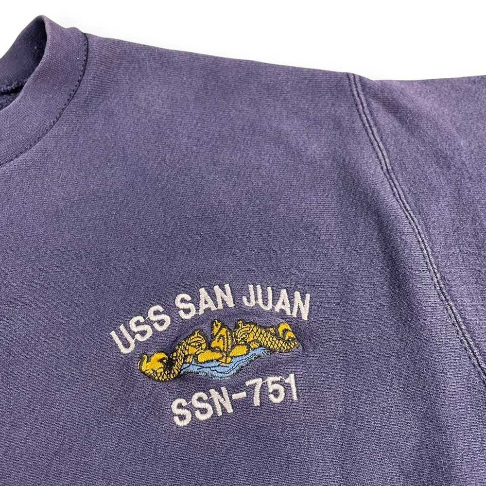 Lee × Vintage Vtg USS San Juan Lee crossgrain swe… - image 6