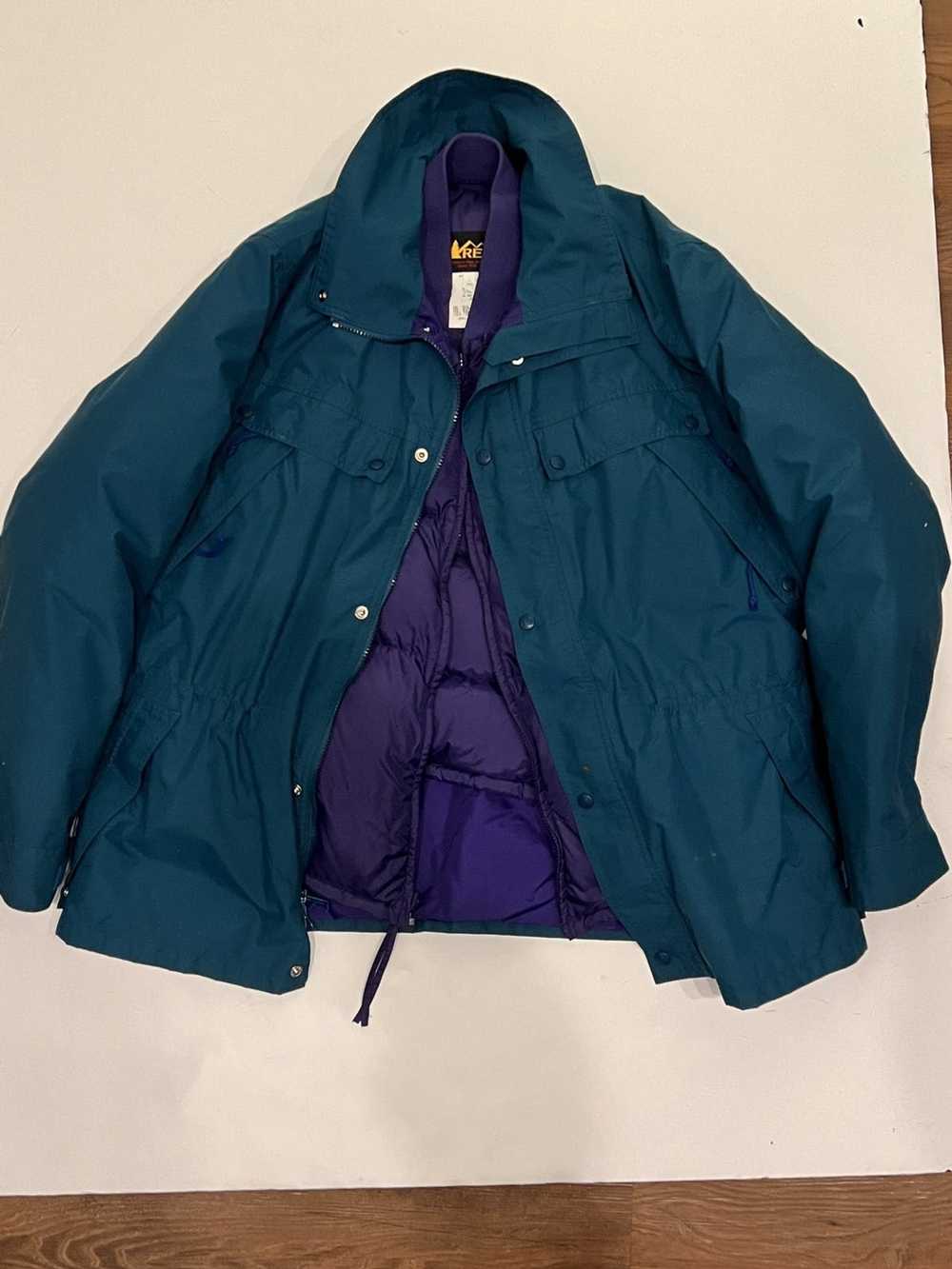 Rei × Vintage Vintage 2in1 Shell/ Puffer Goretex/… - image 2