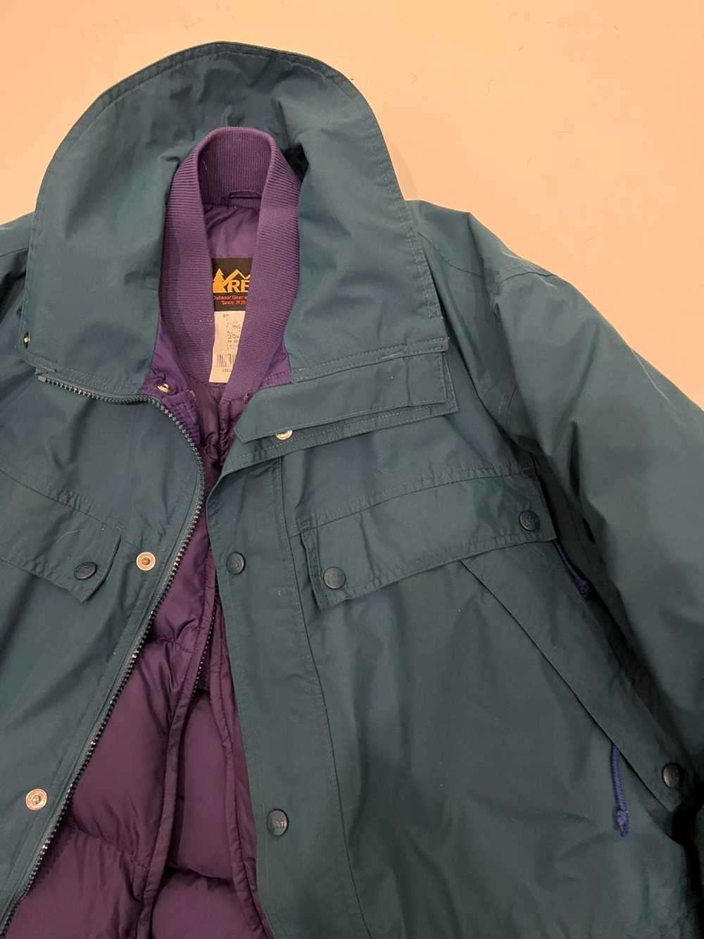 Rei × Vintage Vintage 2in1 Shell/ Puffer Goretex/… - image 9