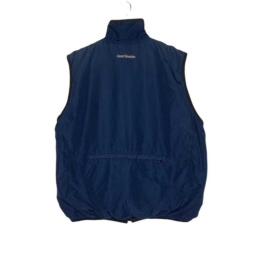 Gianni Gianni Valentino zipper vest small embroid… - image 2