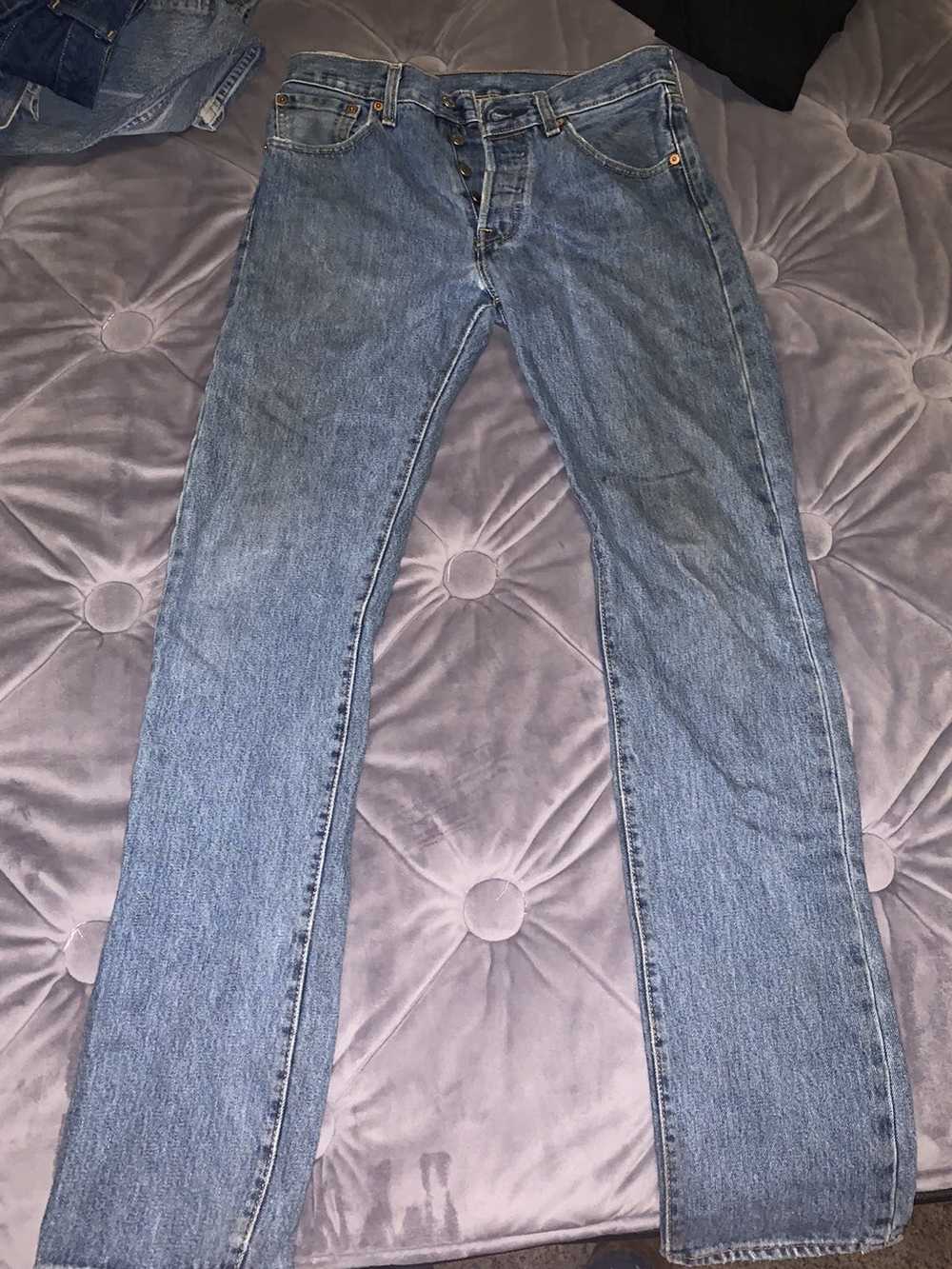 Levi's Vintage Clothing 501 Levi's USA Worn Faded… - image 1