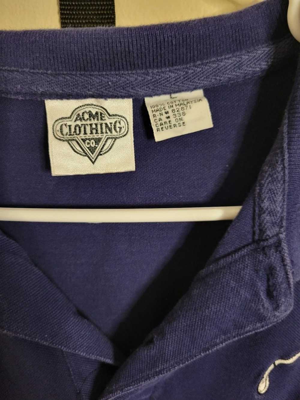 Acme Clothing Vintage Taz Polo Shirt - image 3