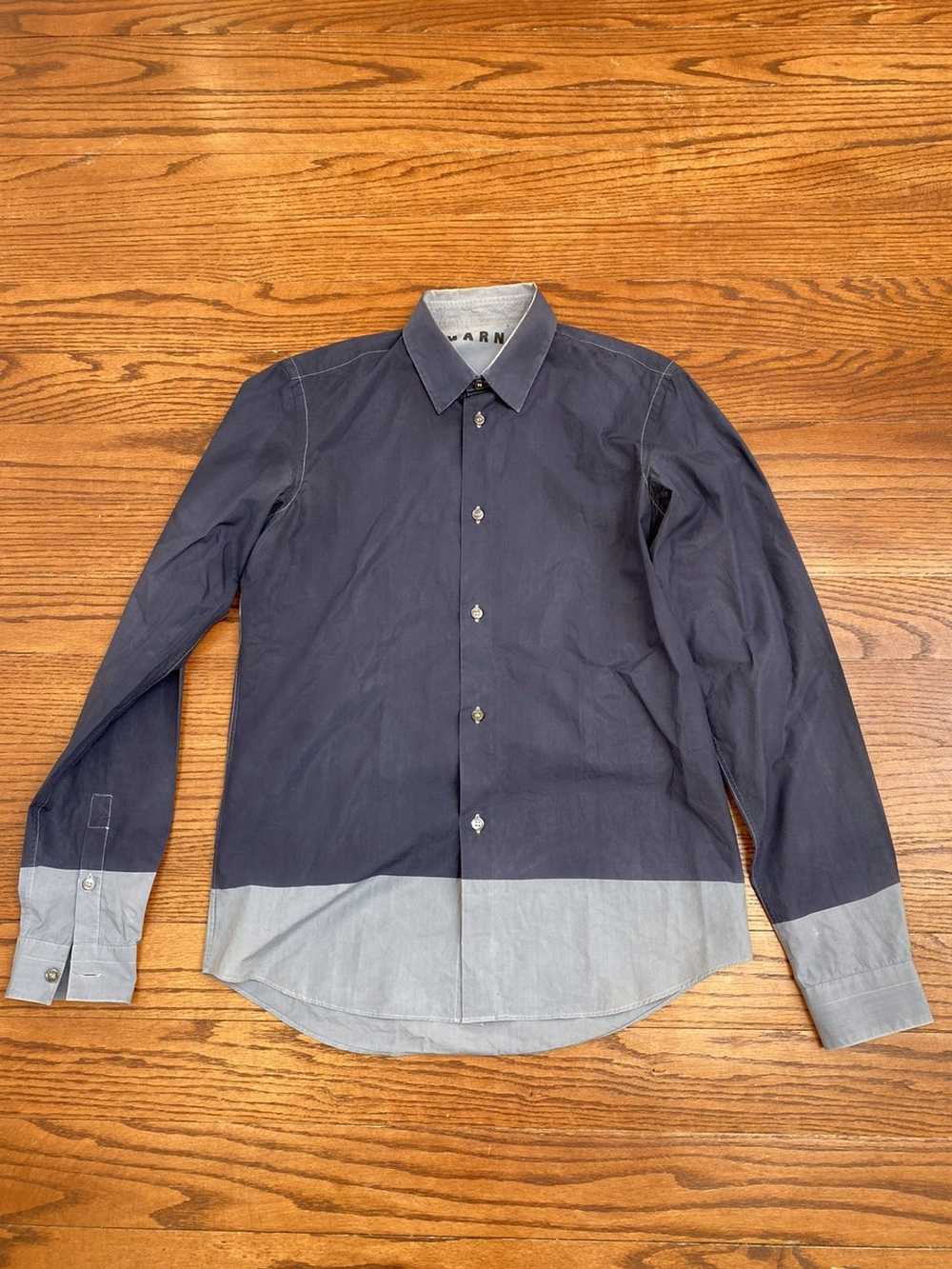 Marni Marni Two Tone Button up Shirt size small - image 1