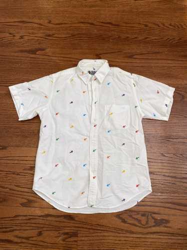 Bape Bape Bapesta 2000s Short Sleeve Button Up