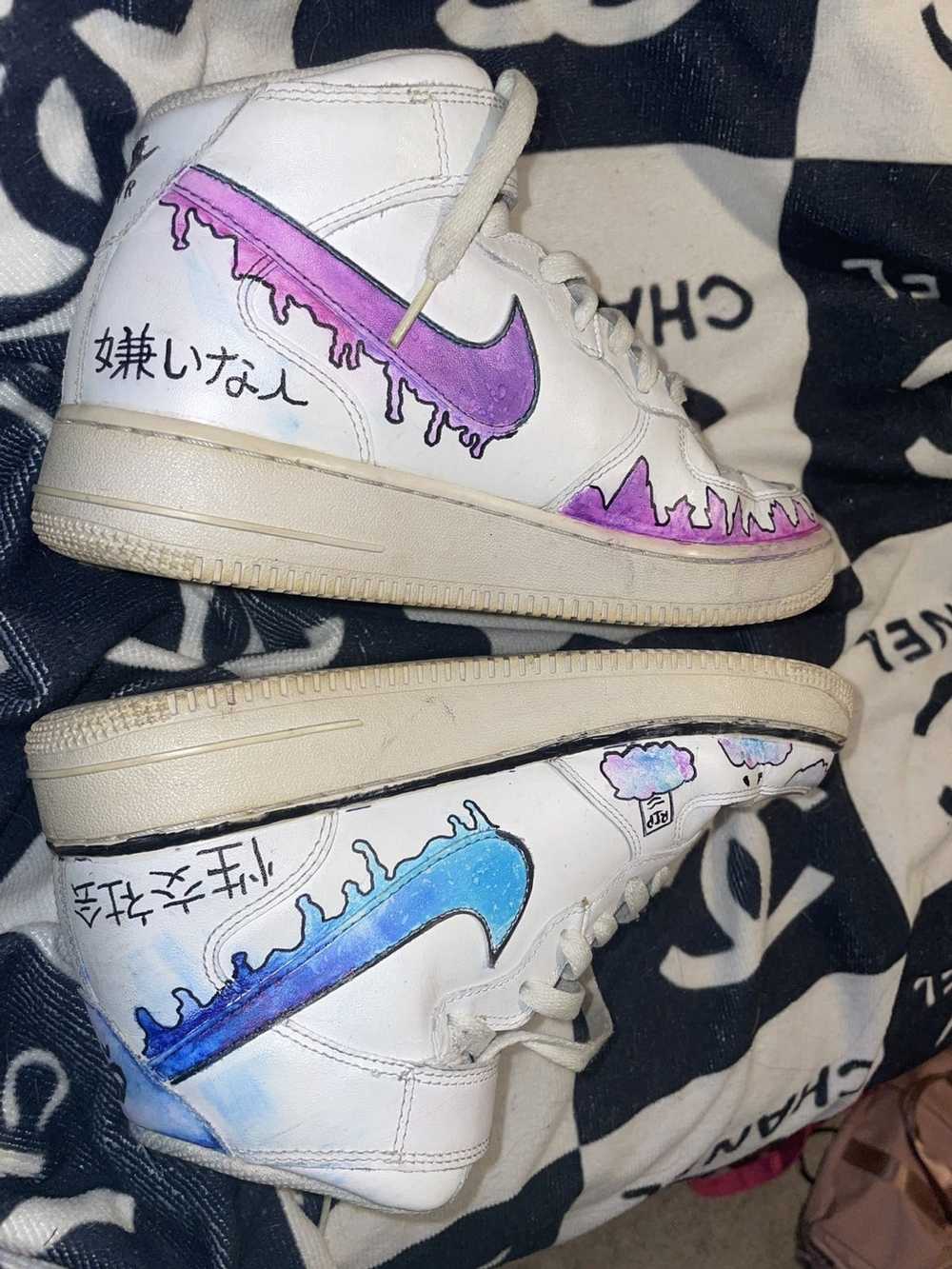 Us Air Force High Top FOUND Customized AF1's - image 2