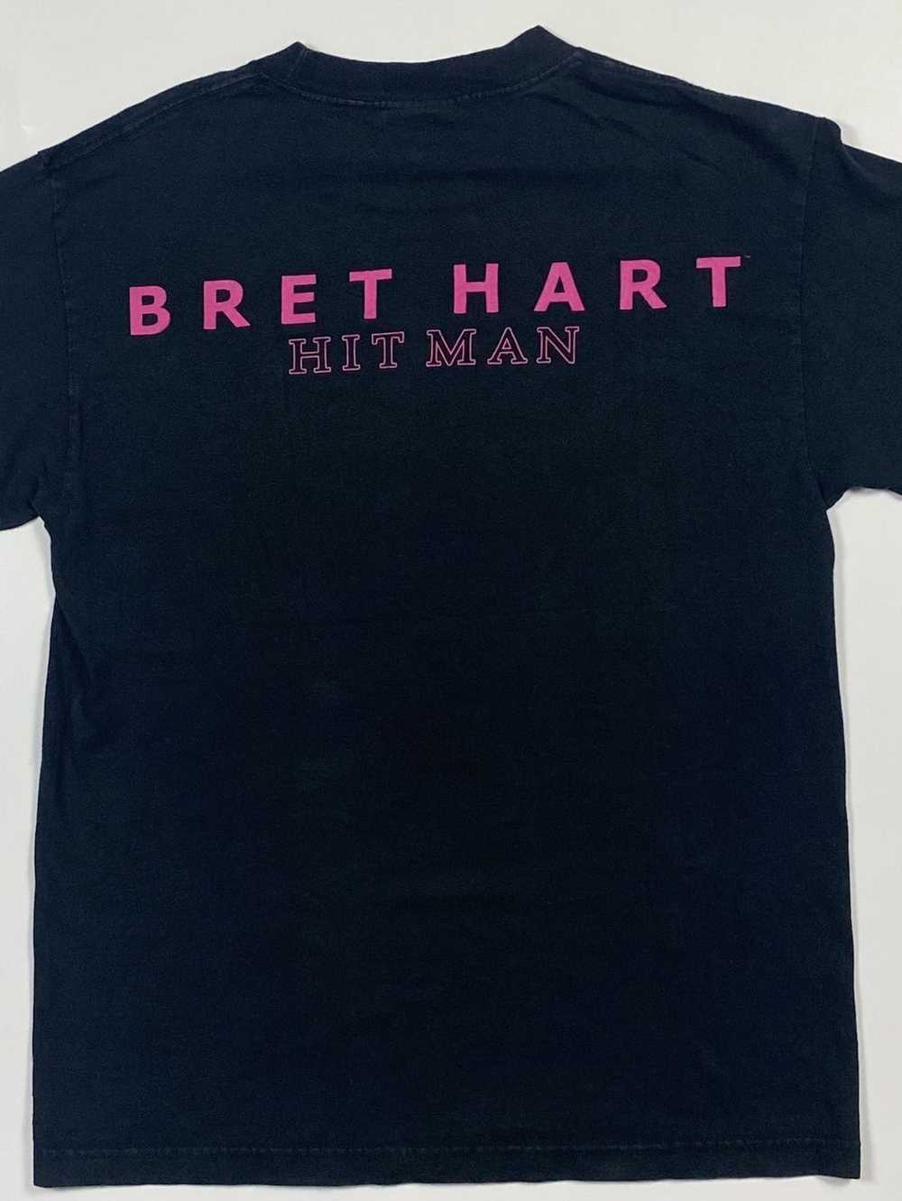 Wcw/Nwo × Wwe WWE BRET HART HITMAN TEE - image 8