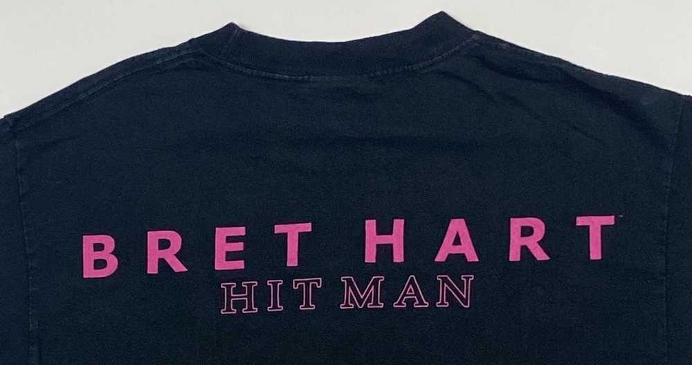 Wcw/Nwo × Wwe WWE BRET HART HITMAN TEE - image 9