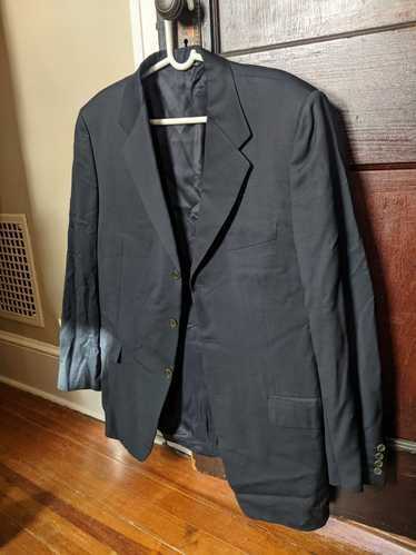 Canali Black virgin wool blazer jacket Italy