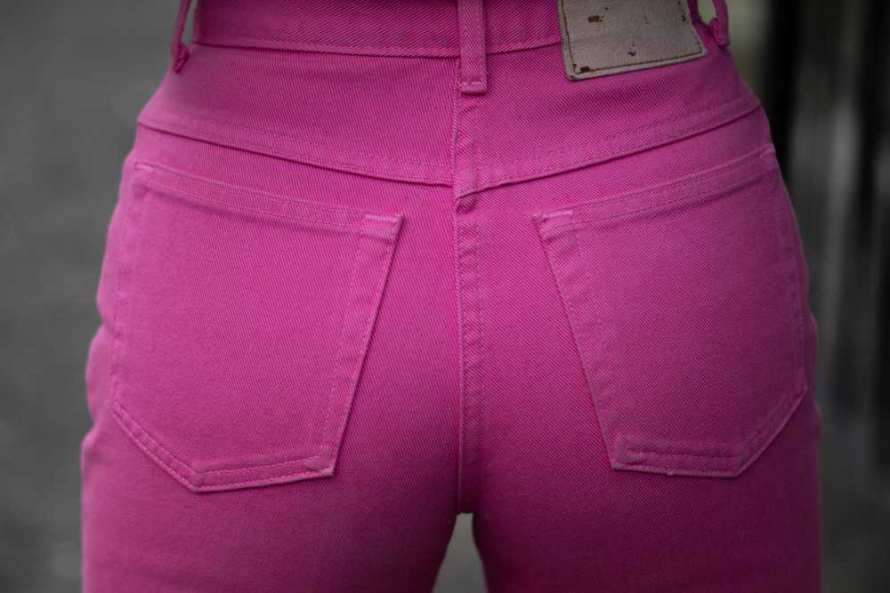 90s Hot Pink Jeans - image 3