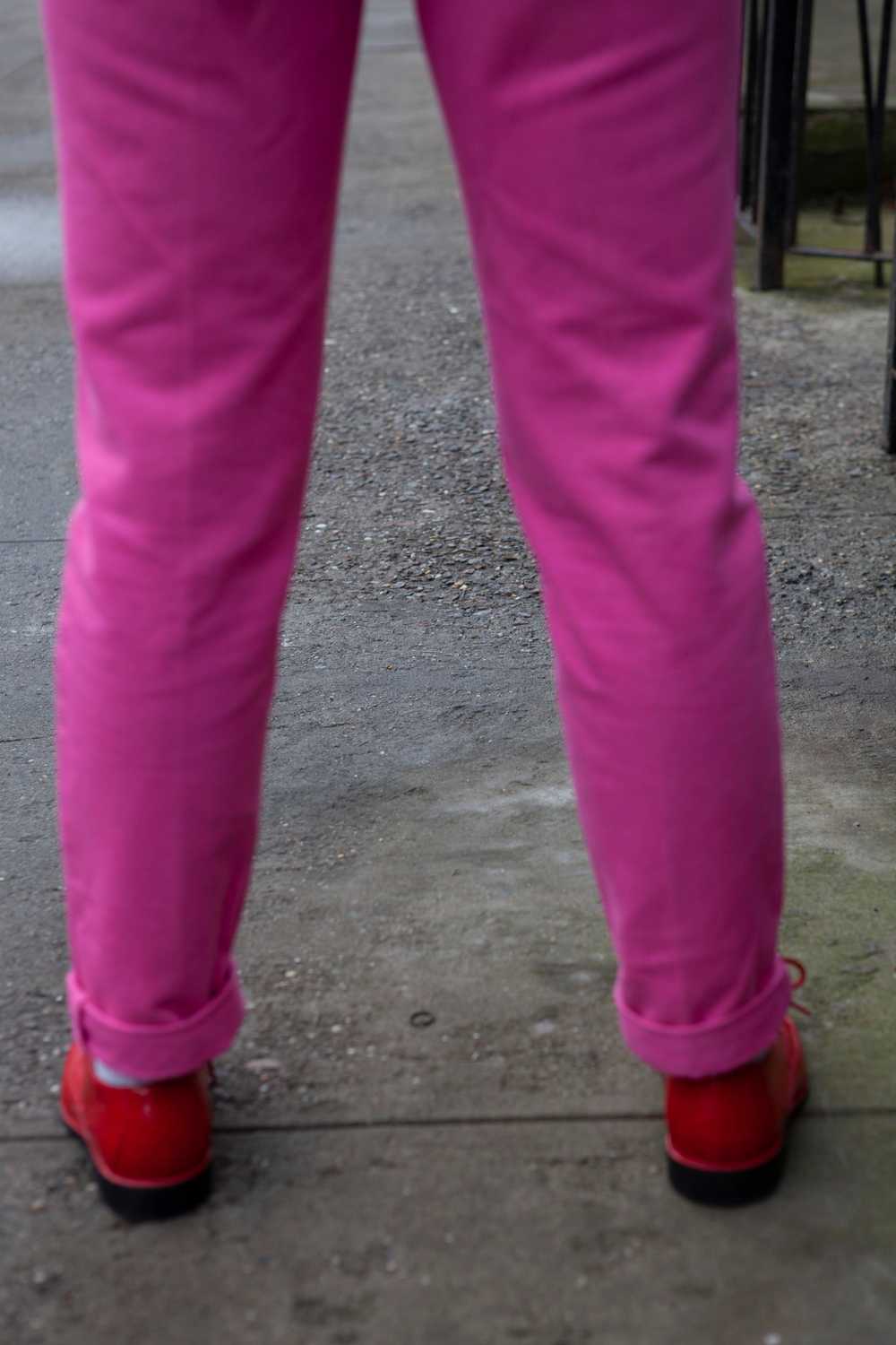 90s Hot Pink Jeans - image 5