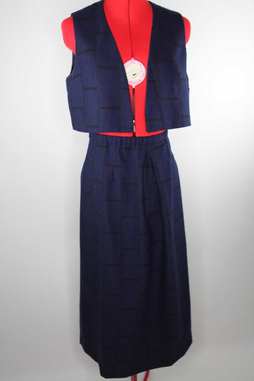 60s Skirt/Vest Set - image 4