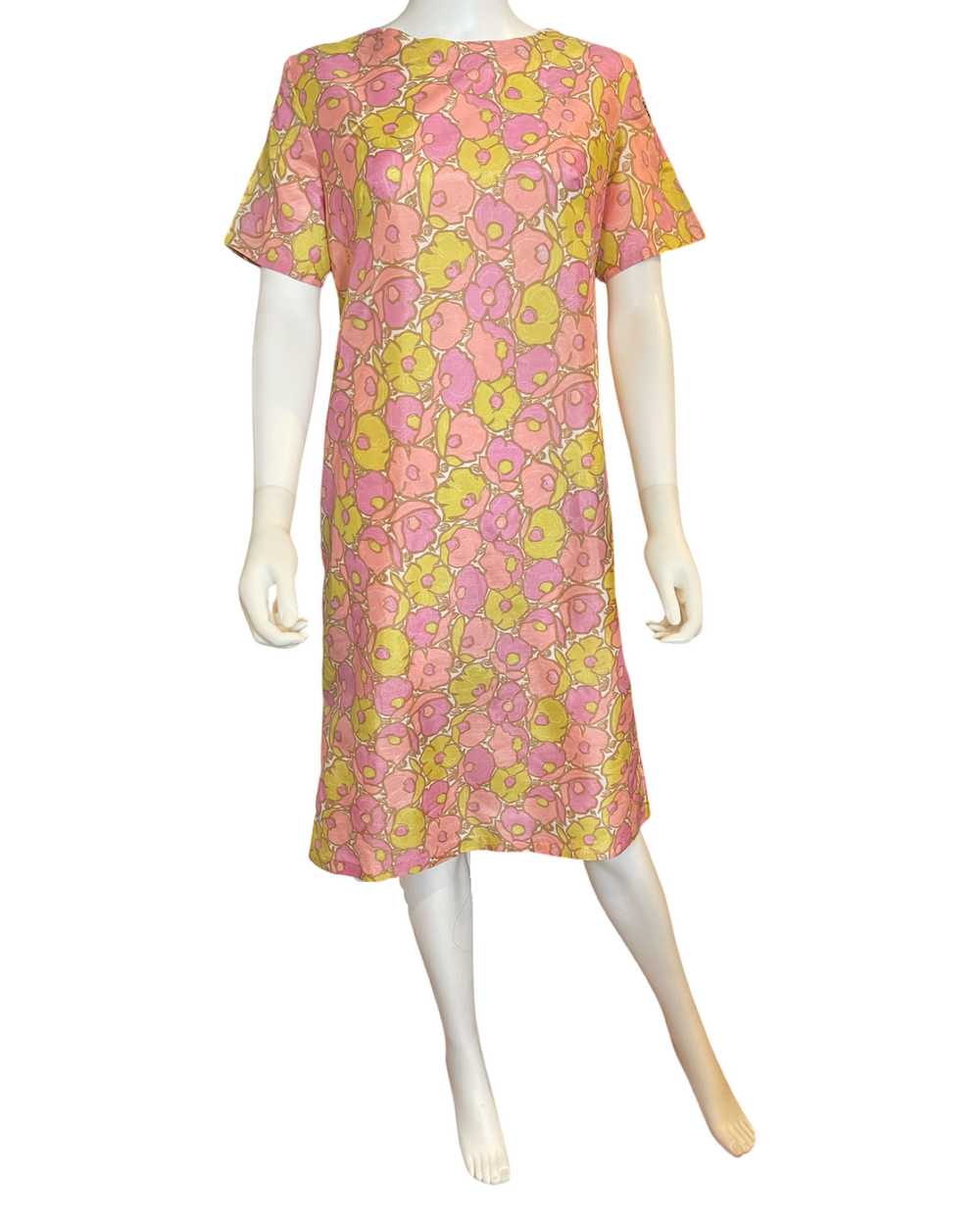Vintage 60’s Floral Shift Dress - image 2