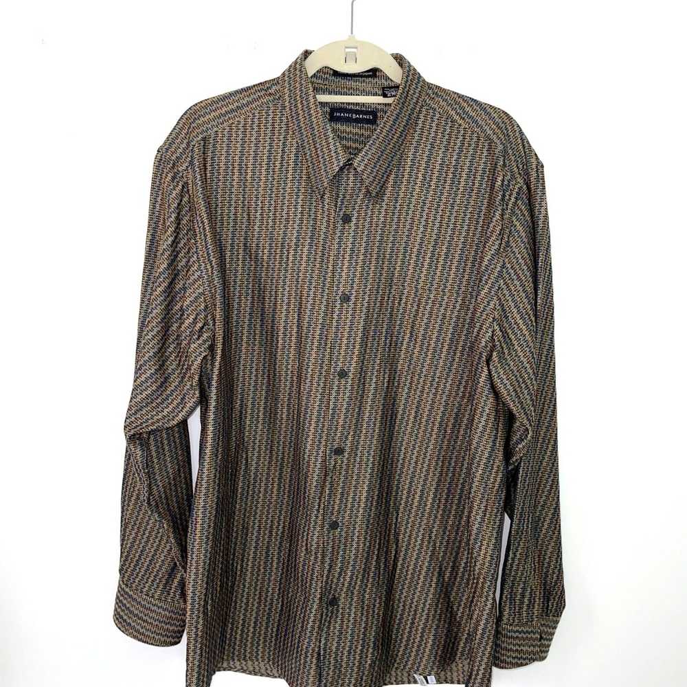 Jhane Barnes Jhane Barnes Shirt XL Vintage Woven … - image 10