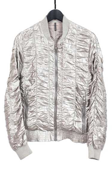 SS07 “We Look Good Together” Shirred Silver Bomber