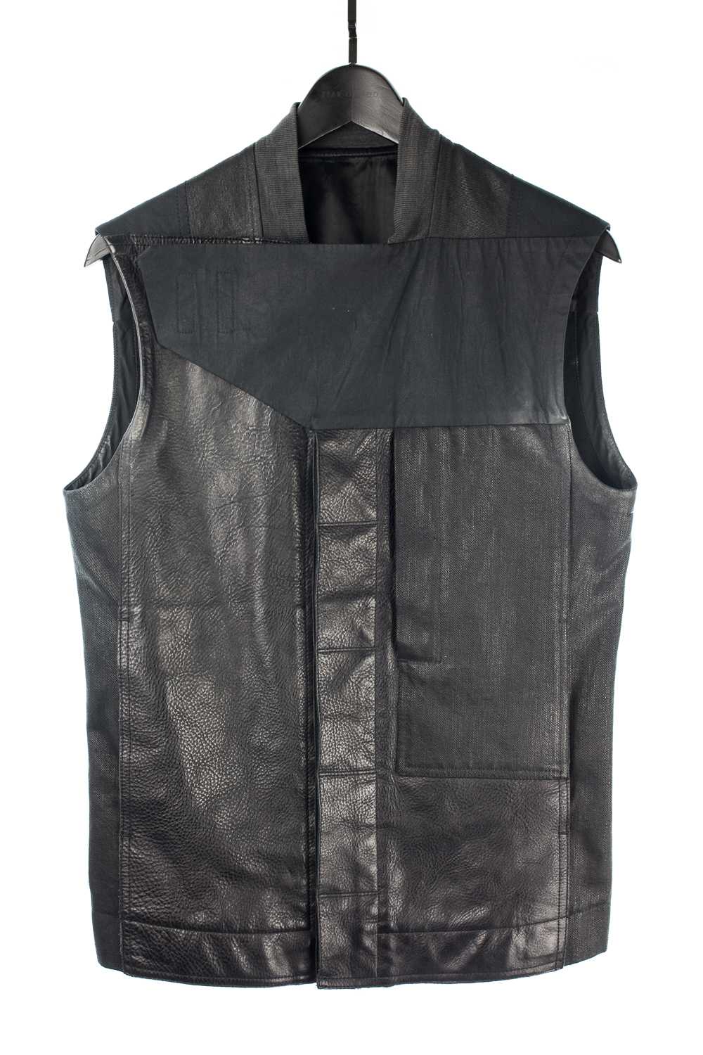 SS13 “Island” Leather/Cotton Fitted Jungle Vest - image 3