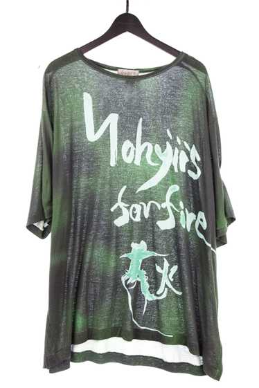 “Yohji is for fire” Ramie Blend Tee