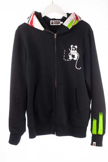 Black Panda Zip-Up Hoodie