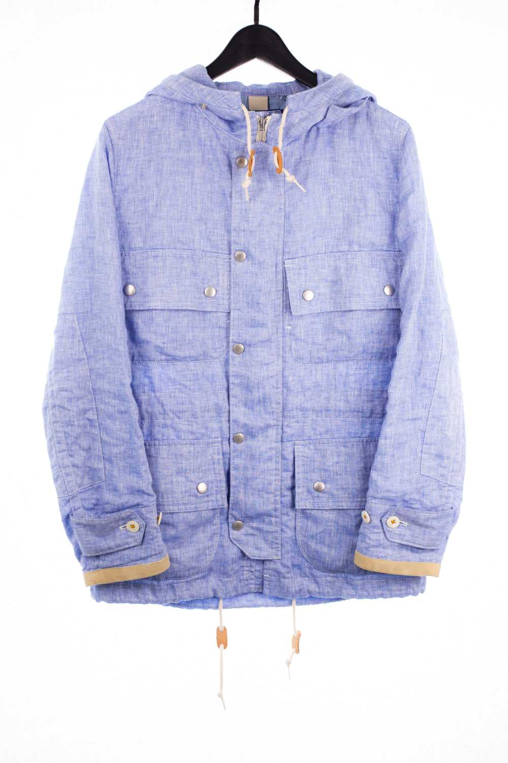 SS12 Blue Chambray Short Parka - image 1