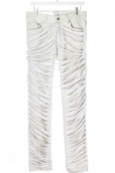 NWT AW04 White on Stone Bondage “Mummy” Jeans